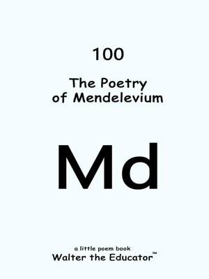 cover image of The Poetry of Mendelevium